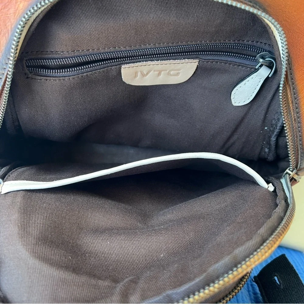 IVTG Genuine Leather Backpack